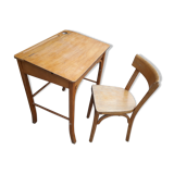 Child desk and vintage chair