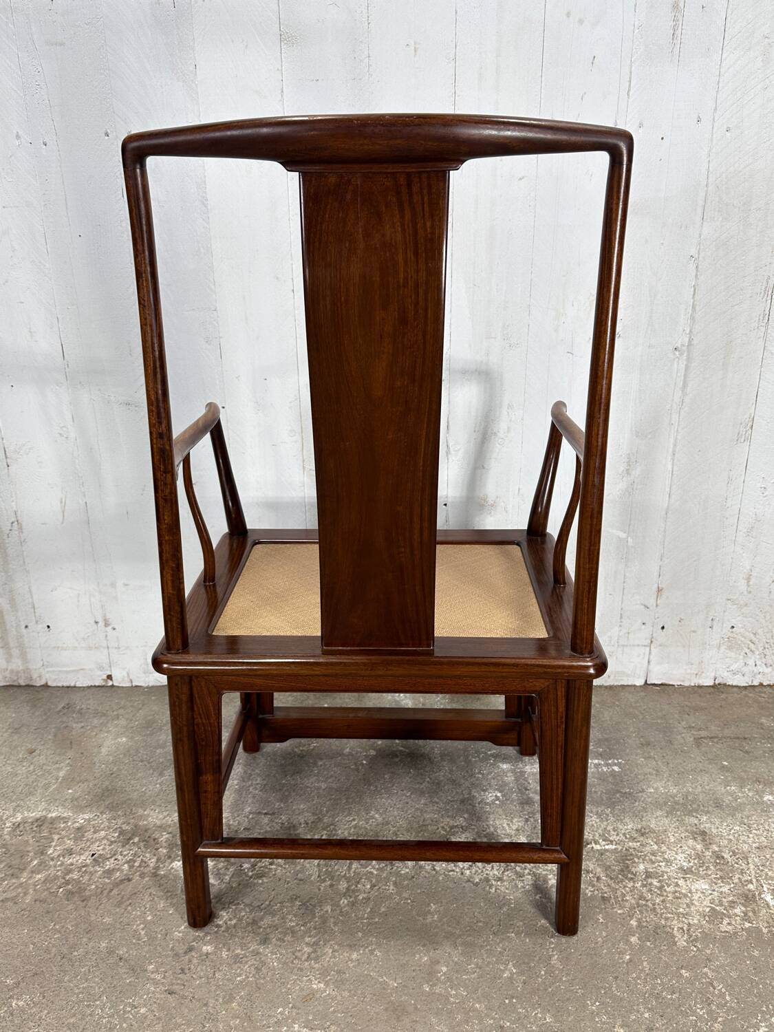Sublime old teak armchair