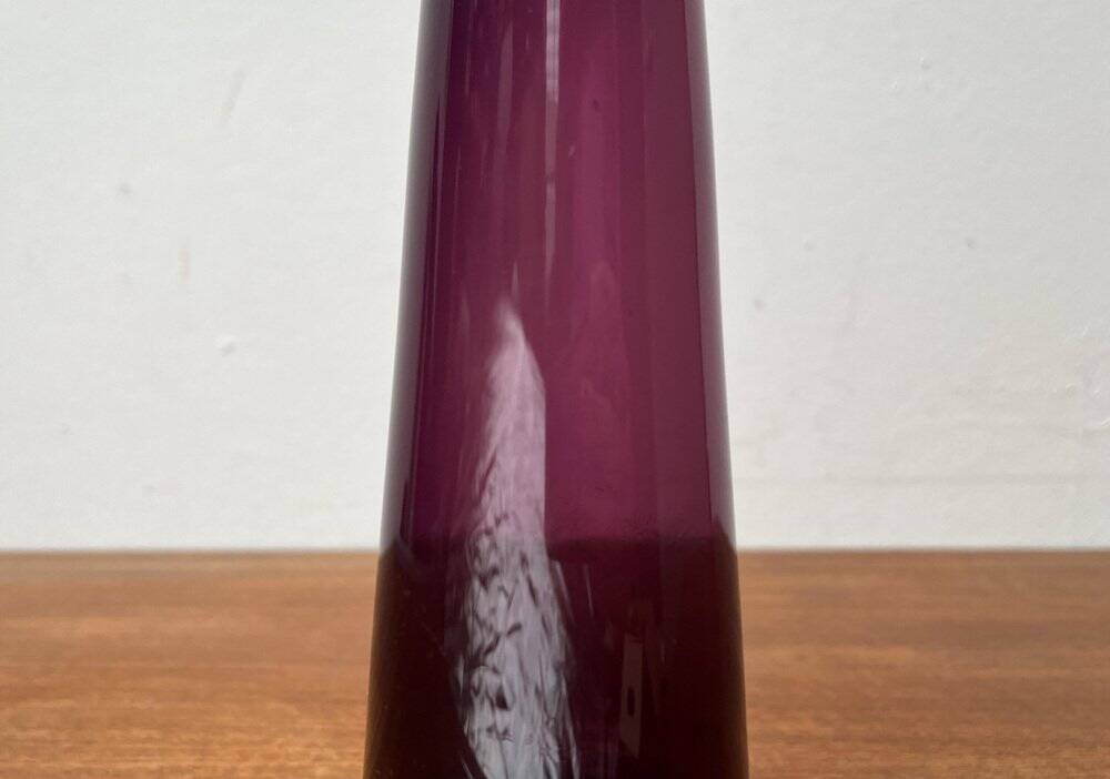Mid-century minimalist glass vase, 1960s