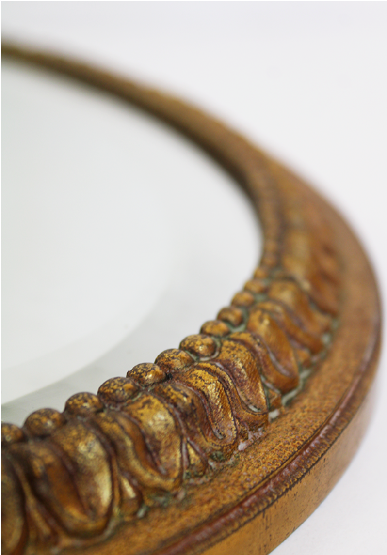 Oval mirror 42,5x29cm