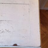 Bureau gris clair patiné