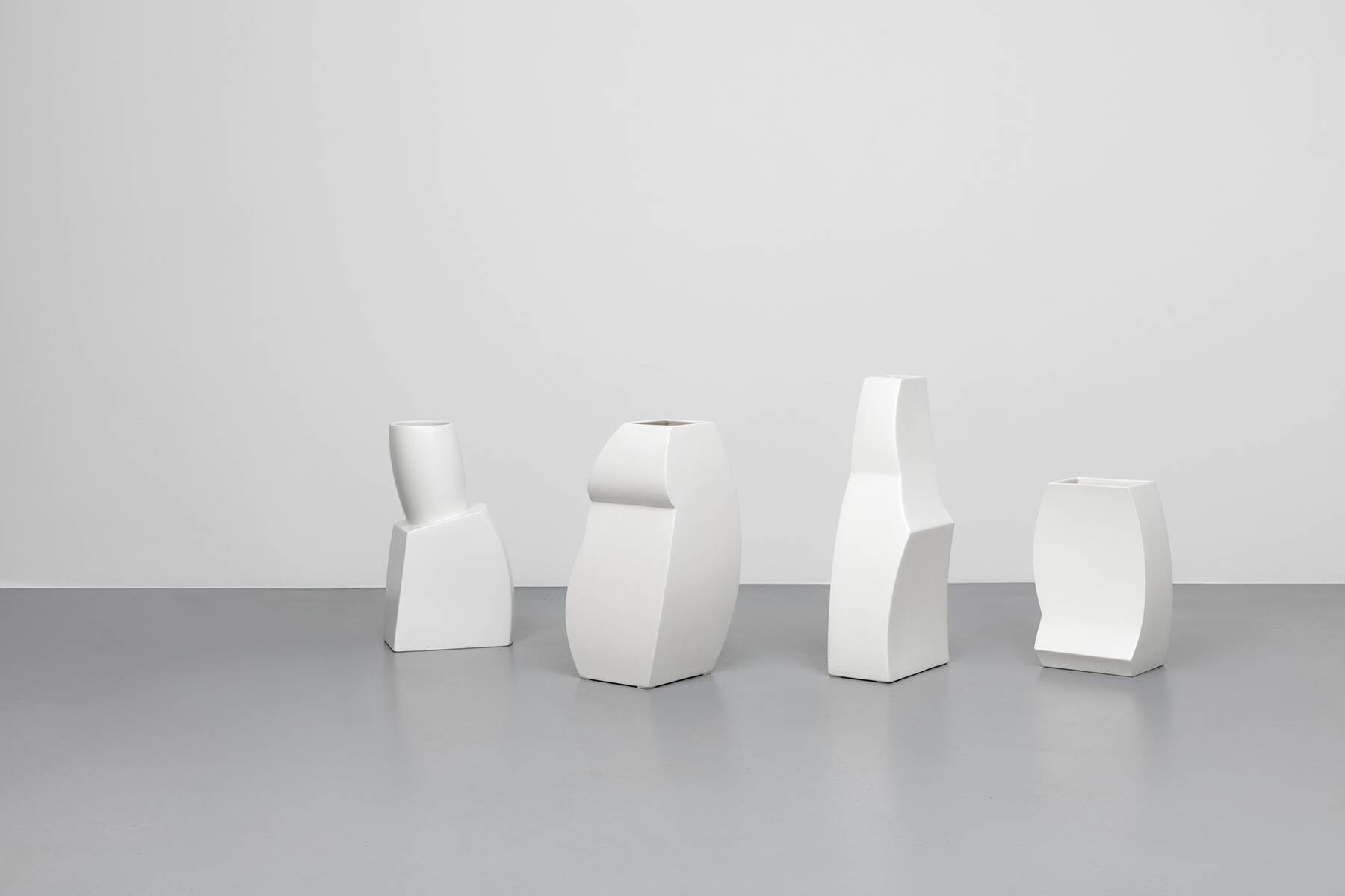 Rockley vases by George J. Sowden edition Driade circa 1980