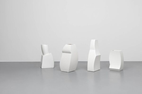 Vases Rockley de George J. Sowden édition Driade circa 1980