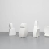 Rockley vases by George J. Sowden edition Driade circa 1980