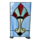 Art deco lamp in glass paste