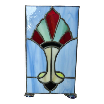 Art deco lamp in glass paste