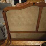 Pink velvet padded basket bed