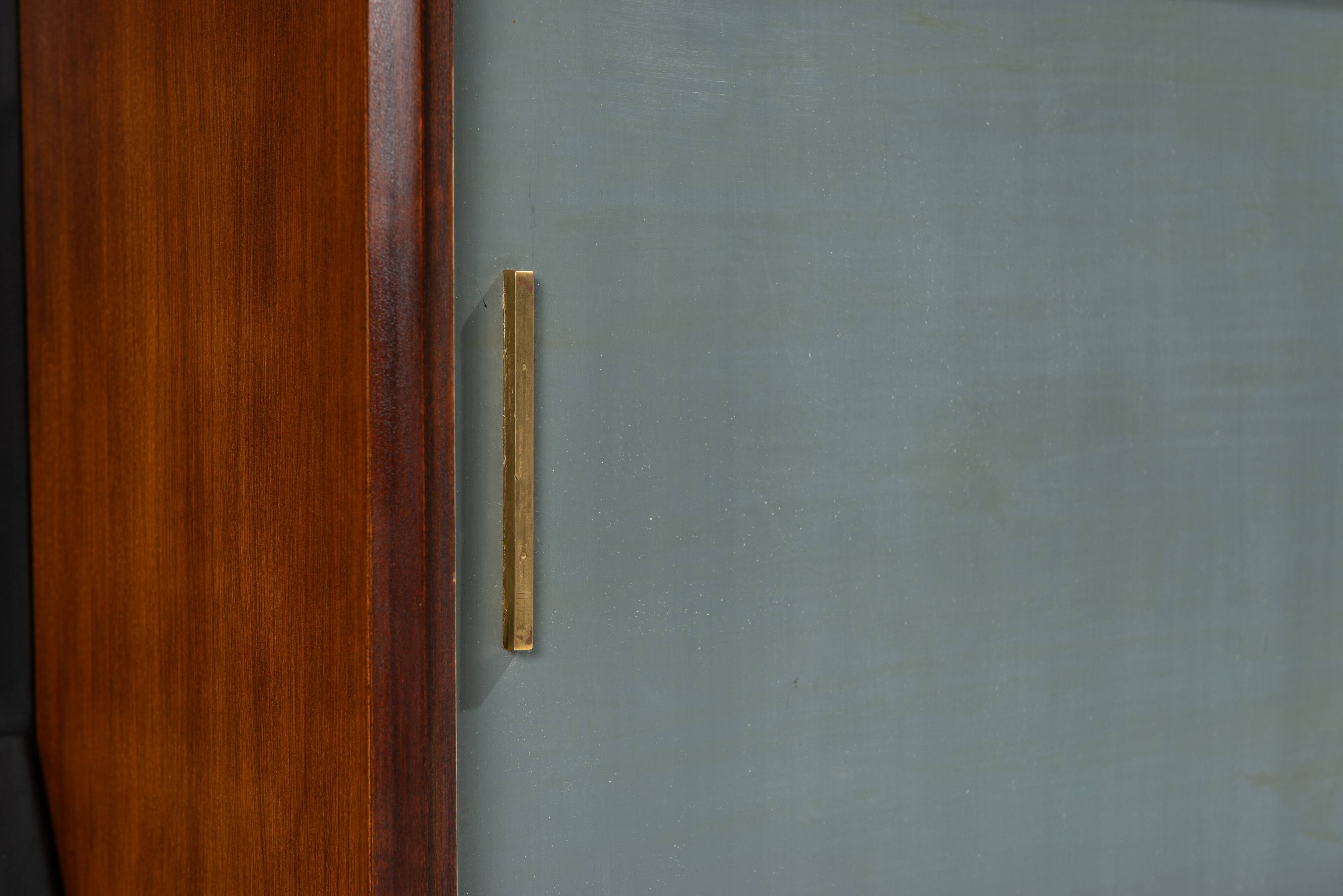Italian sideboard with contrasting doors