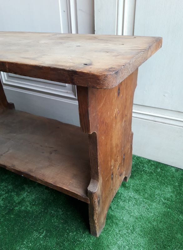 65cm foot rest set, rustic folk art XX