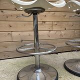 Pair of bar stools design Fermigier, edited by Mirima