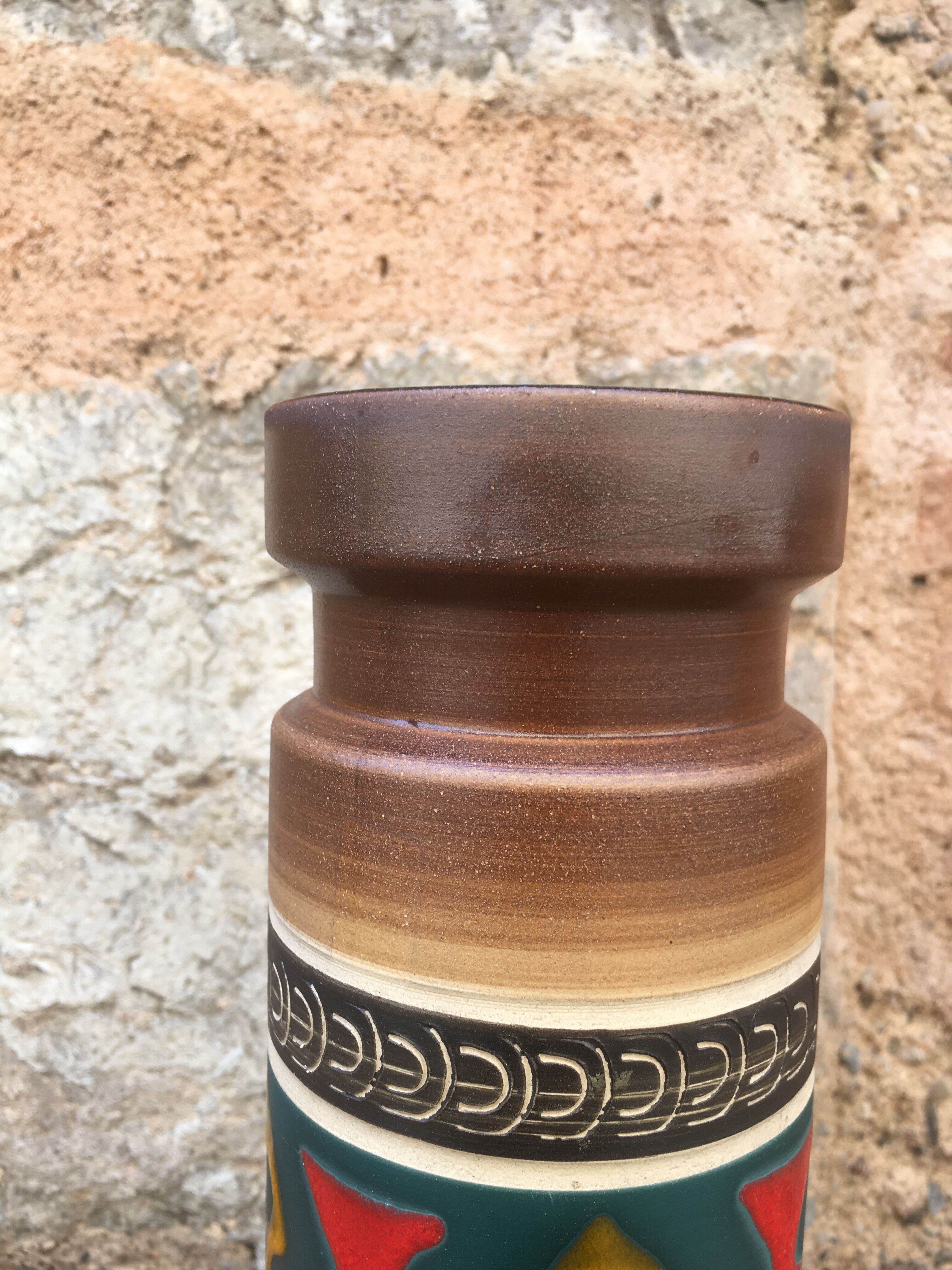 Brown vase West Germany