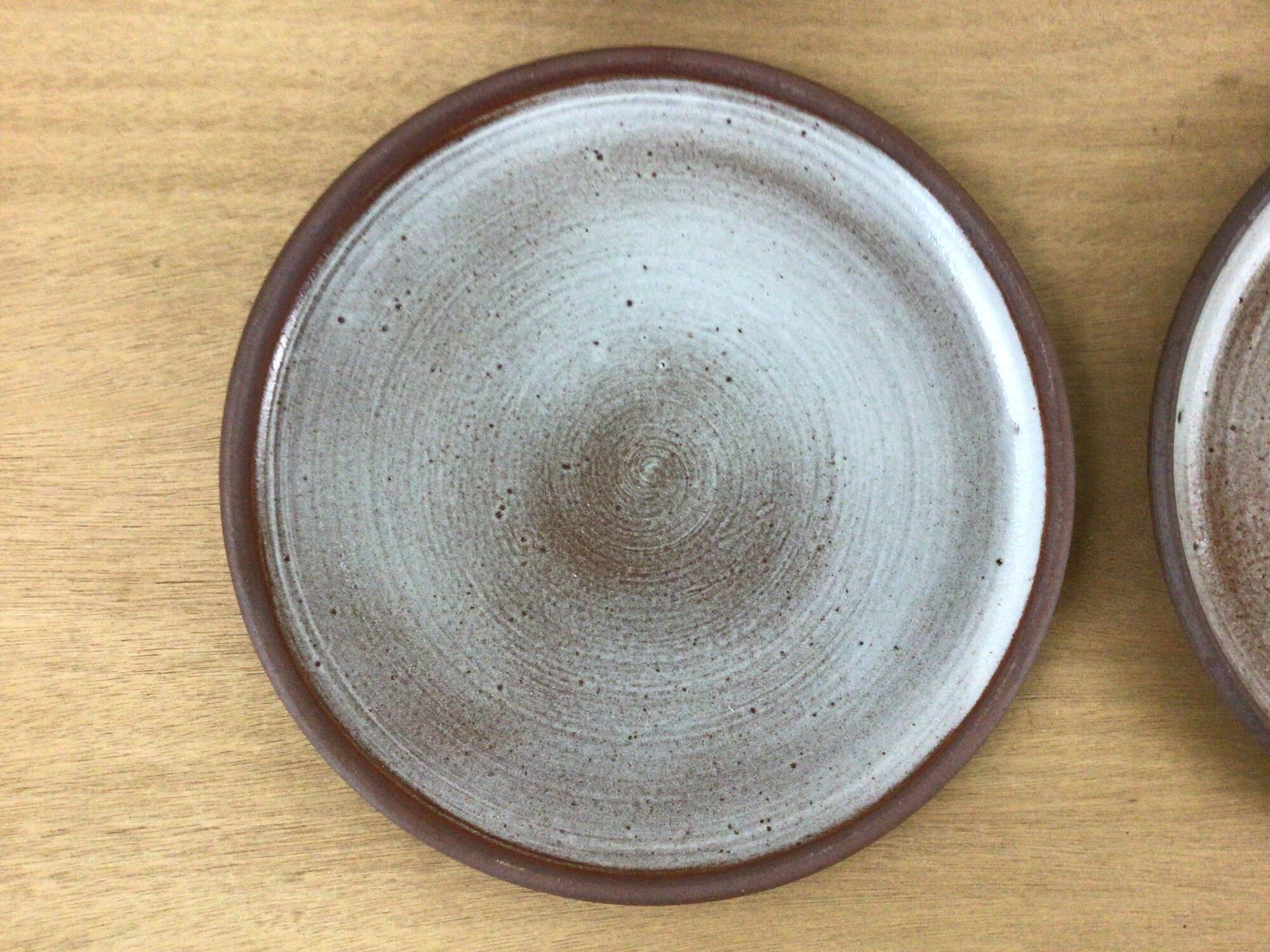 Set of 6 plates in stoneware J&N Pierlot Ratilly