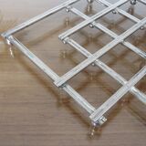 Extendable silver metal underside 40s 50s