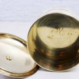 Vintage box in brass and mother-of-pearl