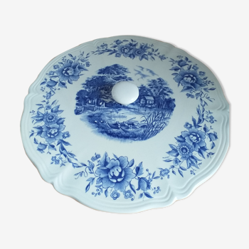 Porcelain cheese platter from Sarreguemines