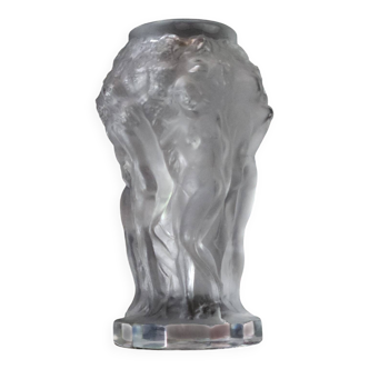 Czech vase in the style of Lalique