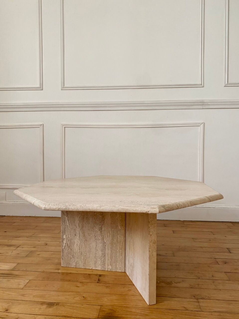 Table basse en travertin