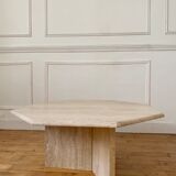 Table basse en travertin
