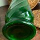 Large glass carafe from Empoli, Italy, 1960s.