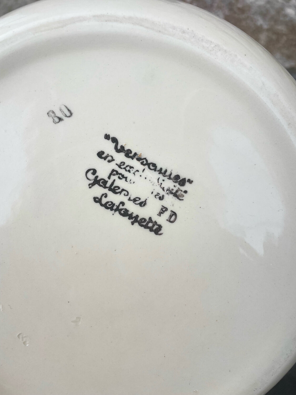 Soupière Badonviller exclusivité Galeries Lafayette