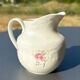 Antique tea set in Limoges porcelain by Chastagner, 3 pieces.
