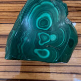 Ashtray block of malachite 310 gr