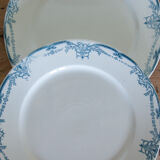 Antique dessert plates-iron ground