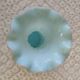 Vase ancien opaline bleue