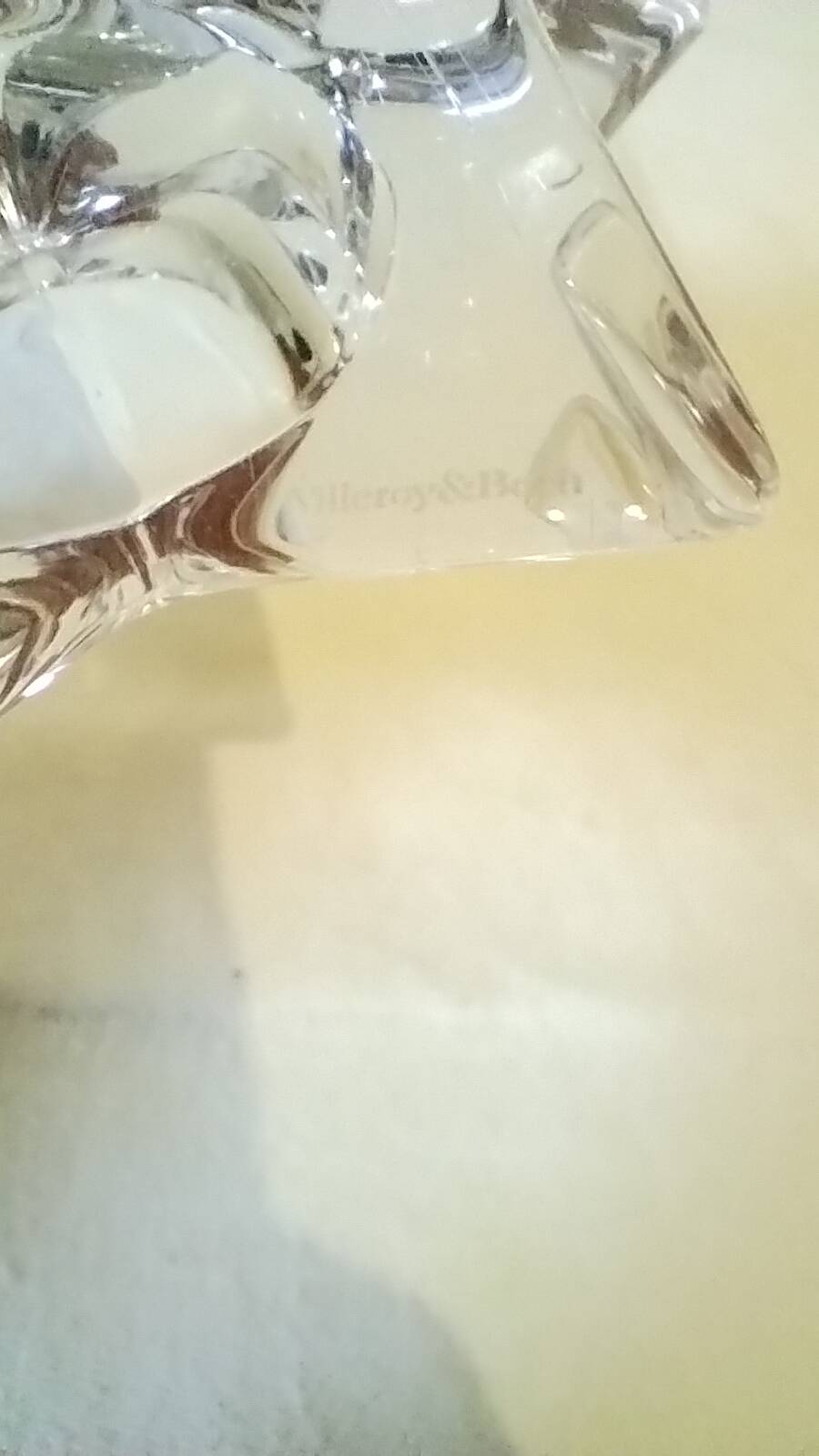 Crystal candlestick "Villeroy & Boch"