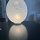 Grande lampe oeuf en verre murano 1970