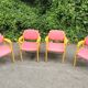 Série de 4 fauteuils vintage années 70-80