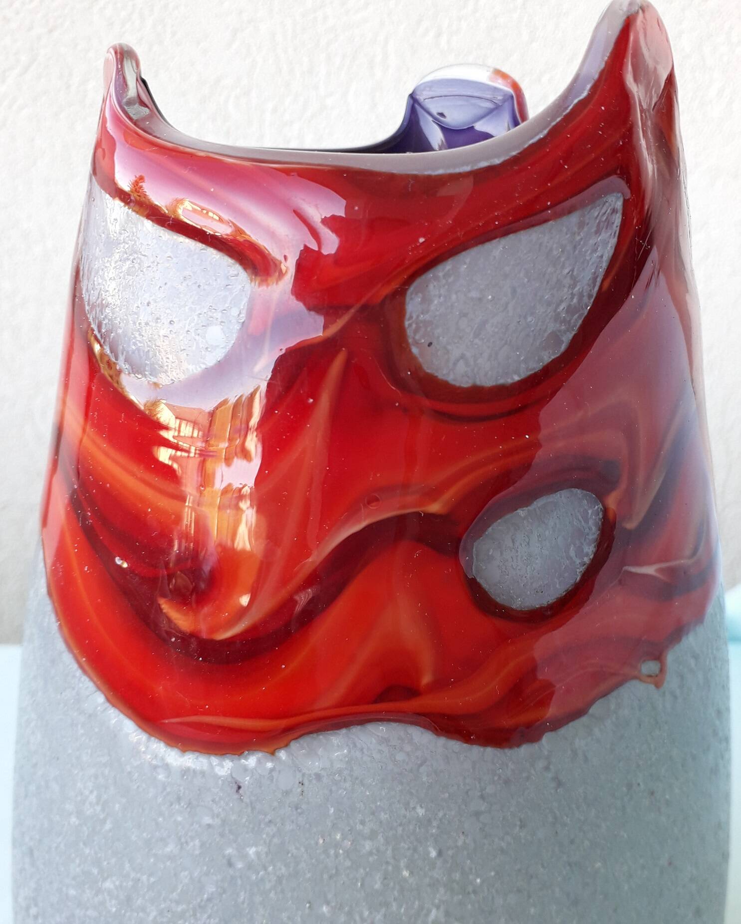 Treasure of the Galleon glass vase