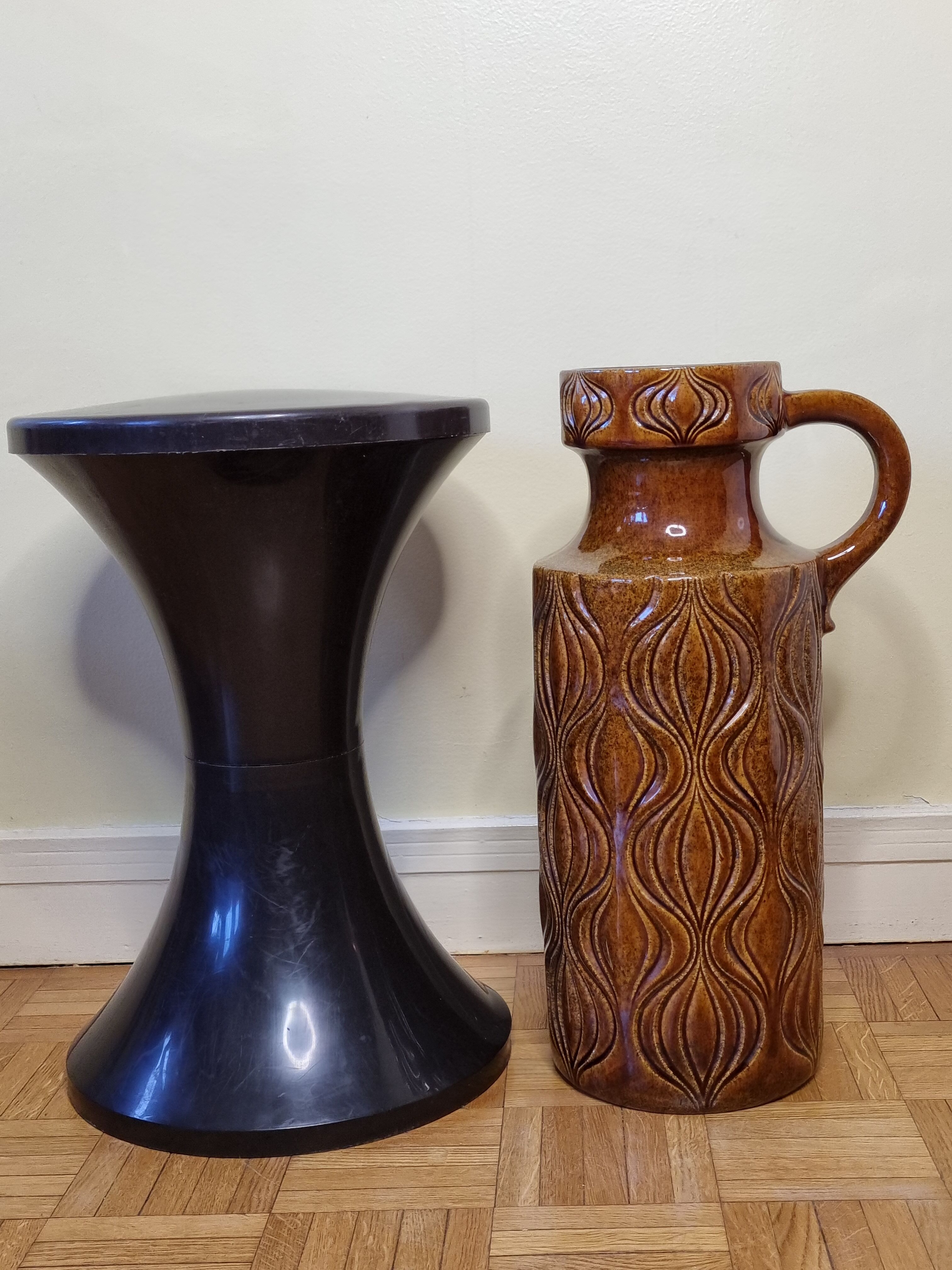 Vintage vase Scheurich Keramik model "Onion", West Germany, XL, 45 cm