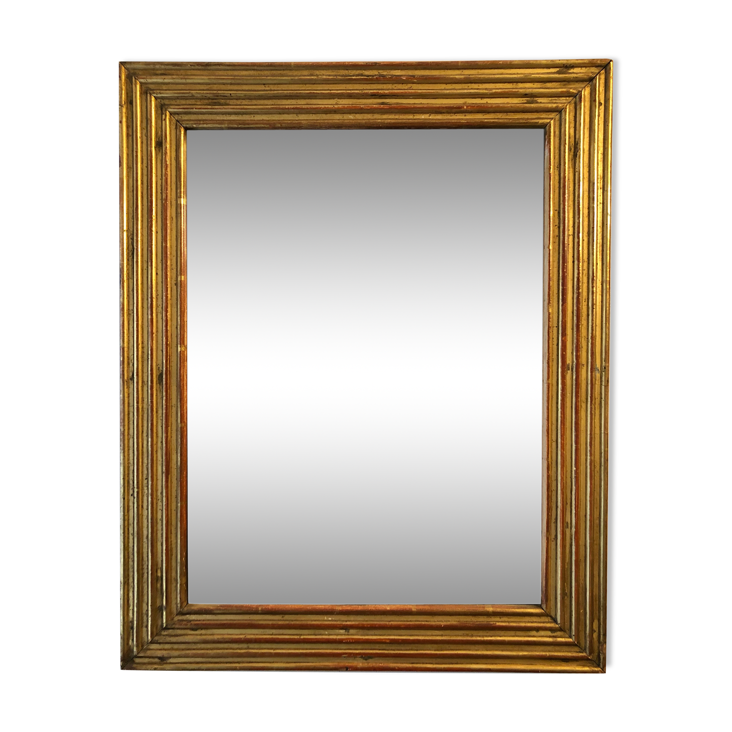 Miroir Degas en bois doré patiné 49x61cm