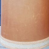 Pair of 70s Kaiser Leuchten lamps in brushed metal with original shades