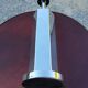 Lamp of the 70s in chrome metal original lampshade
