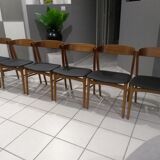 Suite of 6 chairs Farstrup model 206 Denmark 1960