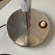 Art deco white opaline chrome lamp