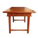 Table basse modèle 32 en teck à pieds en V par Ewbach pour møbelfabrikken toften, Danemark, 1960