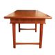 Model 32 v-legged teak coffee table by e.w.bach for møbelfabrikken toften, denmark, 1960s