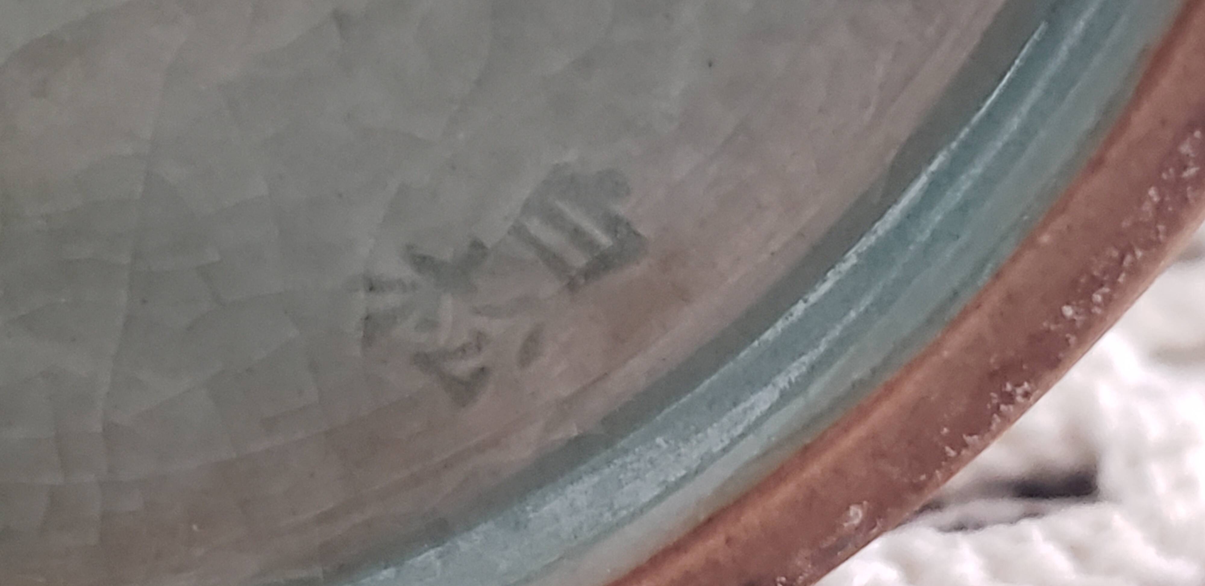 Antique Korean ceramic vase signed