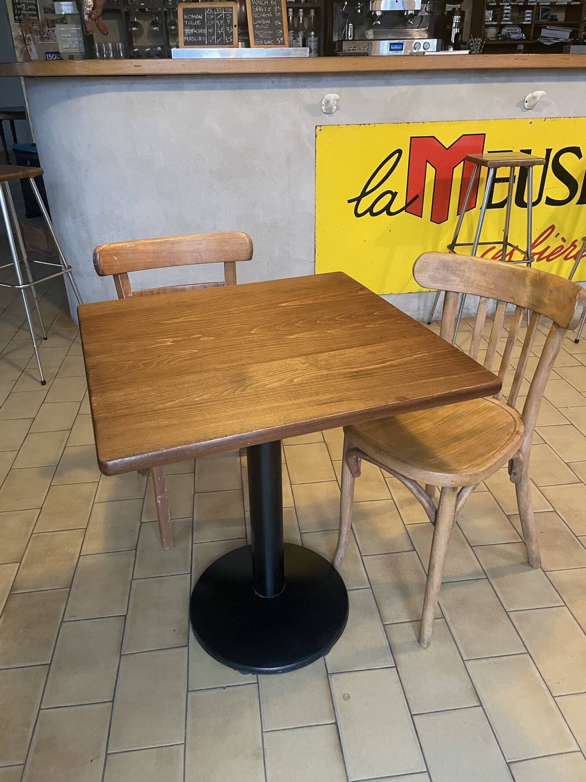 Authentic bistro table