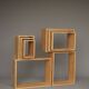 Modular shelf blocks, set of 8, 1950s