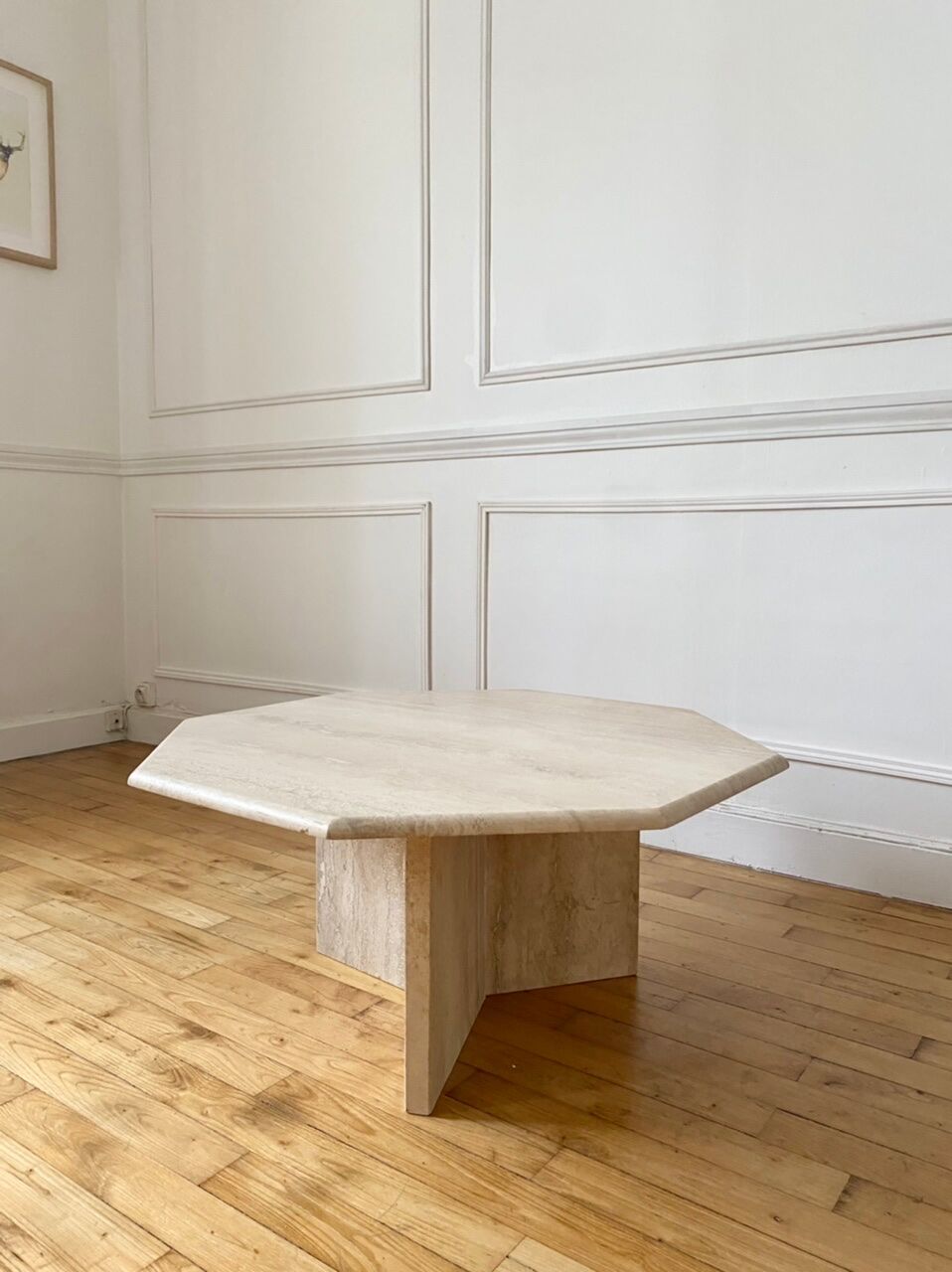 Table basse en travertin