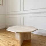 Table basse en travertin