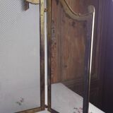Pare-Feu Ancien en Laiton, Style Louis XV, L 83 cm / H 55 cm