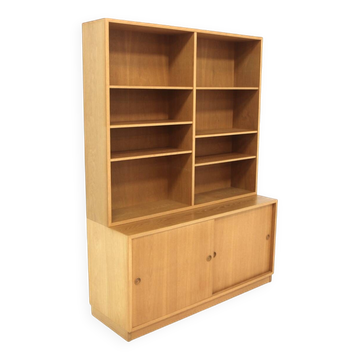 Scandinavian oak bookcase "öresund", Børge Mogensen, Sweden, 1960