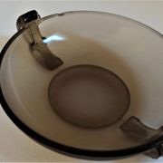 Dessert service dish + 6 cups 50s
