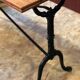 Table de bistrot console
