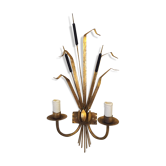 60's gold sconce